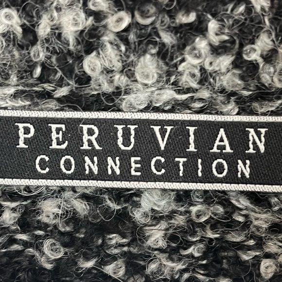 Peruvian Connection Alpaca Silk Cardigan Sweater Sz L Chunky Quiet Luxury Warm - Picture 4 of 15